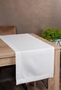 Asztali futó törtfehér/ezüst 40x140