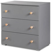 Szürke gyerek komód VALLE