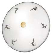 Kolarz 731.U12.4.133- Mennyezeti lámpa NONNA 2xE14/60W/230V Ø 32 cm szürke/sárgaréz