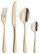 AUSTIN 24 darabos rozsdamentes acél evőeszköz-készlet — aranyszínű