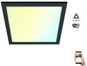 WiZ - LED Dimmelhető mennyezeti lámpa SUPERSLIM LED/12W/230V fekete Wi-Fi