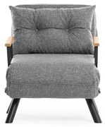 Sando Single Light Grey fotel