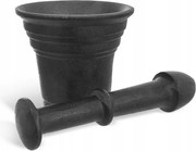 Konyhai öntöttvas mozsár fűszerek ledörzsöléséhez pesto aprítóval