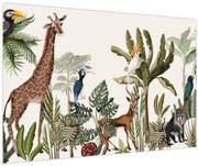 Kép - Állatokkal teli dzsungel (90x60 cm)
