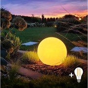 LED Kültéri lámpa GLOBO 1xE27/9W/230V átm. 30 cm IP44