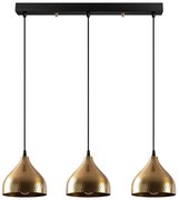 Aranyszínű függőlámpa fém búrával Tattoo – Opviq lights