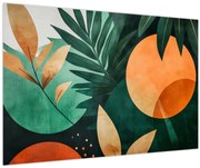 Kép - Geometrikus természeti minták (90x60 cm)