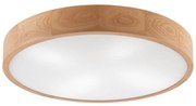 Mennyezeti lámpa OAK 4xE27/60W/230V ø 57,5 cm tölgy