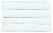 Fehér frottír pamut törölköző szett 4 db-os 50x100 cm – Good Morning