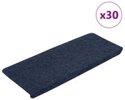 30 db kék öntapadó lépcsőszőnyeg 65x24,5x3,5 cm
