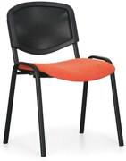 Viva Mesh konferencia szék - fekete lábak, narancssárga / fekete