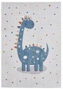Kék-világosszürke gyerek szőnyeg 120x170 cm Vida Kids Dinosaur – Think Rugs