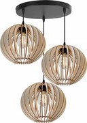 Mennyezeti Lámpa Lógó Hármas Csillár Fa Modern Boho Led