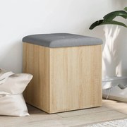 sonoma tölgyfa tárolópad 42 x 42 x 45 cm