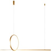 Pelle egyágú függesztett lámpa