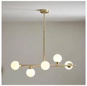 Endon 101347 - OTIS rúdon függő csillár 5xG9/3W/230V arany