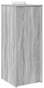 tároló szekrény szürke sonoma 40x45x103,5 cm szerelt fa