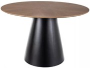 Angel étkezőasztal tölgy-fekete 120cm