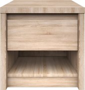 Éjjeliszekrény, DTD laminált, tölgy sonoma, NORTY