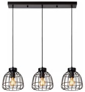 Lucide 00429/03/30 - Csillár zsinóron FILOX 3xE27/40W/230V