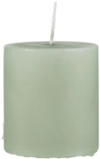 Zöld oszlopos gyertya ANTIQUE GREEN 7 cm