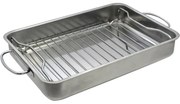 Elo 53434 Basic Rozsdamentes tepsi grillrácsos 34x 24 x 5,5 cm