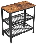 ELDUR kisasztal barna/fekete