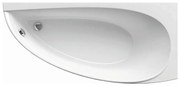 Ravak CH01000000 - Sarokkád AVOCADO 160x75 cm akril/fehér