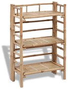 3 polcos bambusz növény állvány