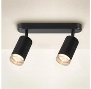Brilagi Brilagi - Fürdőszobai spotlámpa SELE 2xGU10/30W/230V IP44 fekete BG1649