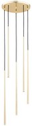 Csillár zsinóron CARMEN 5xG9/40W/230V á.30 cm arany