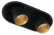 Zambelis Z11207-B - LED Beépíthető spotlámpa 2xLED/7W/230V CRI90 fekete