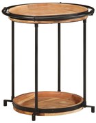 tömör akácfa kisasztal Ø55 x 60 cm