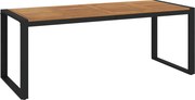 vidaXL tömör akácfa kerti asztal U-alakú lábakkal 200 x 90 x 75 cm