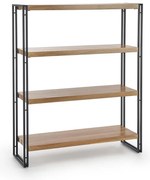 Bolivar tároló polc, arany tölgy / fekete