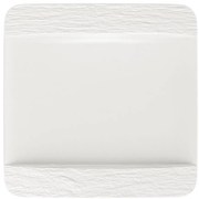Négyzetalakú lapos tányér, Manufacture Rock blanc kollekció - Villeroy & Boch
