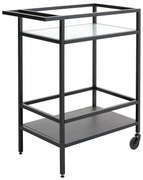 Üveg zsúrkocsi 42x70 cm Bronco – Unique Furniture