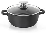 Grande tapadásmentes, alumínium edény üvegfedővel, ⌀ 20 cm - Orion