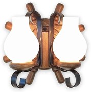 Brilagi - Fali lámpa TIMONA 2xE14/40W/230V bükkfa/dió