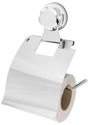 Ezüstszínű öntapadós fém WC-papír tartó Bestlock Bath – Compactor