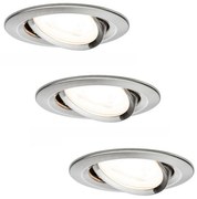 Paulmann Paulmann 93607 - KÉSZLET 3x LED GU10/7W IP23 Dimmelhető fürdőszobai lámpa 230V W1872