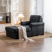 Catini VELVET Heverő / Kanapé - szürke