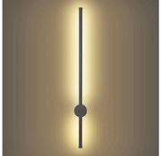 Brilagi - LED kültéri fali lámpatest AURA LED/12W/230V 3000K IP54 antracit