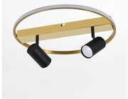 Zuma Line CL231045 - LED Spotlámpa VIENNA 2xGU10/40W/230V + LED/12W arany/fekete