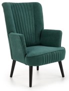 Delgado fotel, zöld / fekete