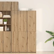 Highboard Kézműves tölgy 40x42.5x185 cm MDF