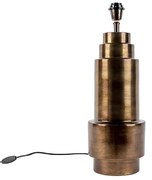 Art Deco asztali lámpa bronz árnyékoló nélkül - Bruut