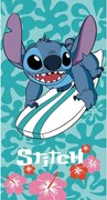 Disney Lilo és Stitch, A csillagkutya Surfing fürdőlepedő, strand törölköző 70x140cm (Fast Dry)