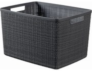 Curver Jute L kosár 20 l, sötét szürke