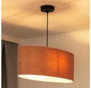 Duolla - Csillár zsinóron OVAL 1xE27/15W/230V rózsaszín